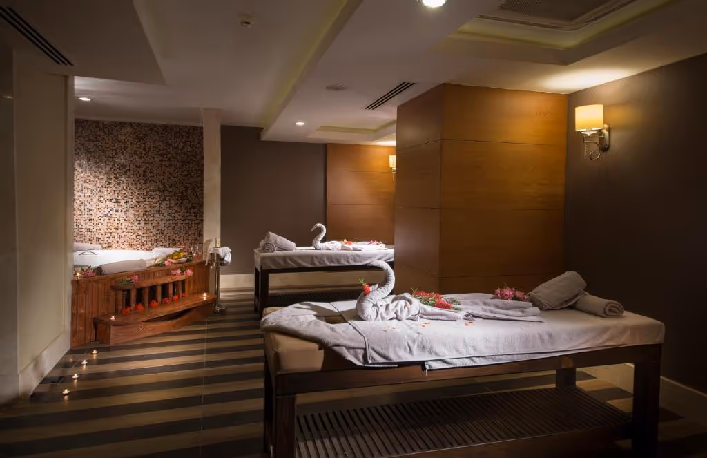 Massagekamer in de spa van Wyndham Garden Lara